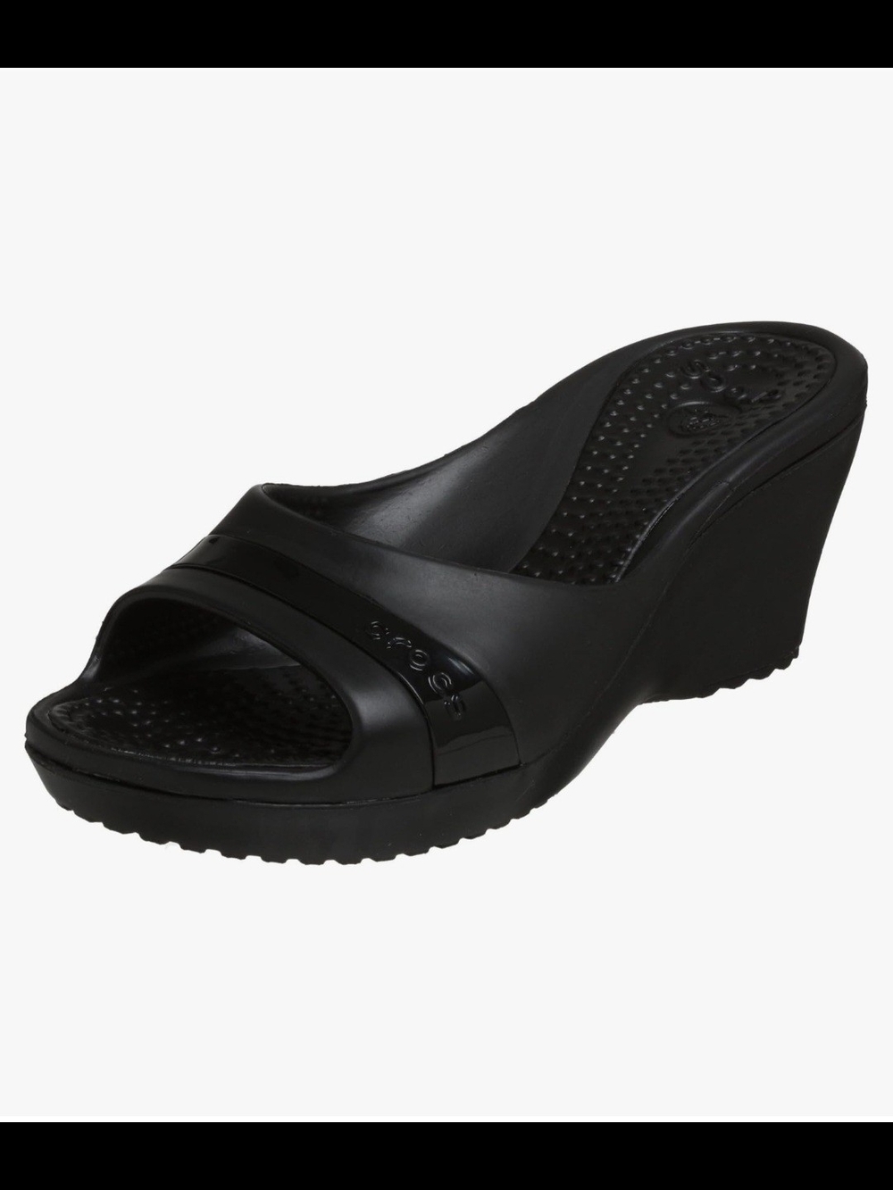 These are Crocs Sassari wedge sandals